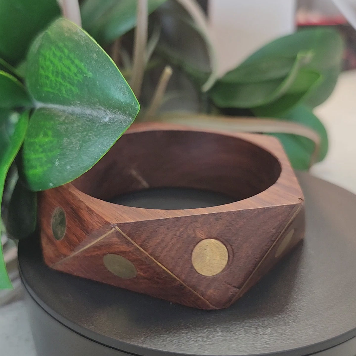 Wooden Bangle Bracelet